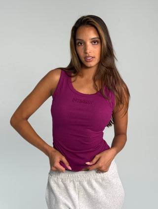 Ariela Tank Top - Cherry