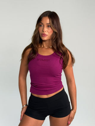 Ariela Tank Top - Cherry