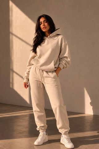 Empire Plush Sweatpants - Chai Beige