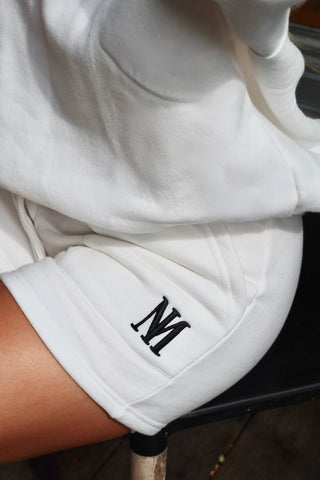 Signature Plush Shorts - White