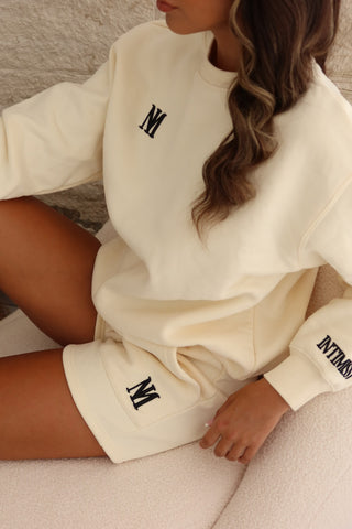 Signature Plush Sweatshirt - Cream