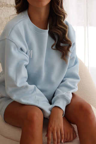 Signature Plush Sweatshirt - Azure