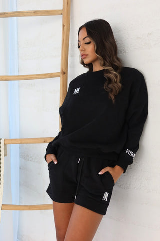 Signature Plush Shorts - Black