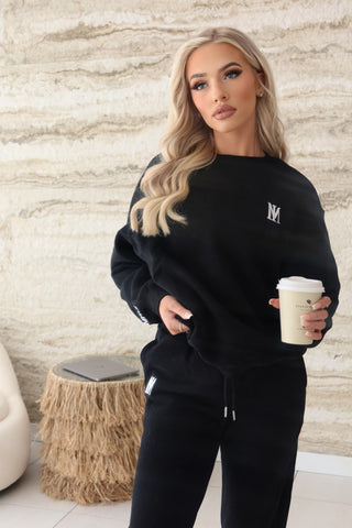 Signature Plush Sweatshirt - Black