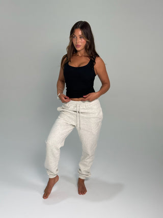 Plush Sweatpants - Ash Grey