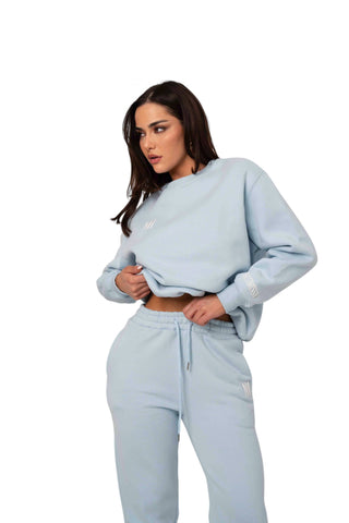 Signature Plush Sweatshirt - Azure