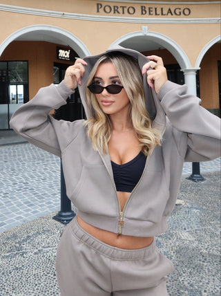Studio Plush Crop Jacket - Pistachio