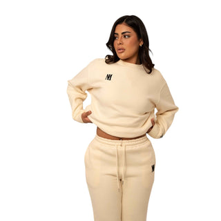 Signature Plush Sweatshirt - Cream