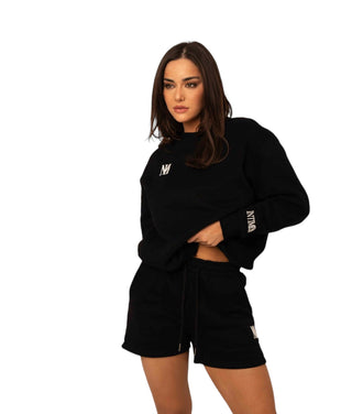 Signature Plush Shorts - Black