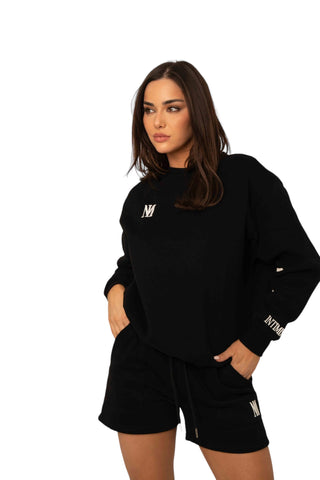 Signature Plush Shorts - Black