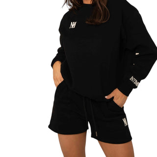 Signature Plush Shorts - Black