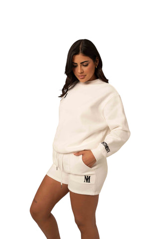 Signature Plush Shorts - White