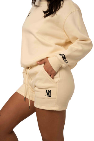 Signature Plush Shorts - Cream
