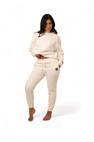 Signature Plush Sweatpants - White